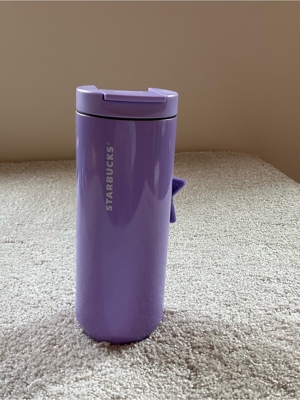Starbucks Holiday 2023 Lilac Insulated Thermo With Star Keychain - Picture 3 of 6